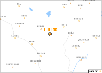 map of Luling