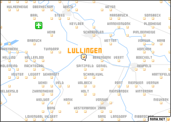 map of Lüllingen