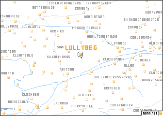 map of Lullybeg