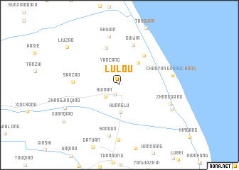 map of Lulou