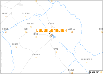 map of Lulungu-Majiba