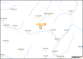 map of Luluo