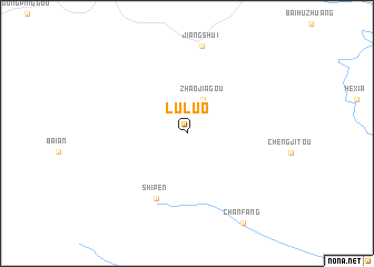 map of Luluo