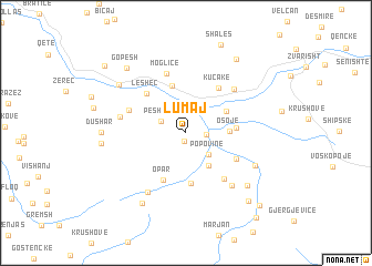 map of Lumaj