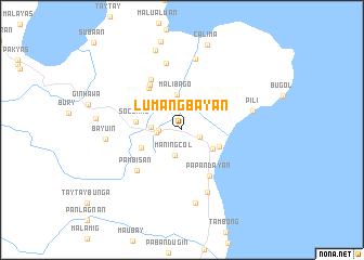 map of Lumangbayan