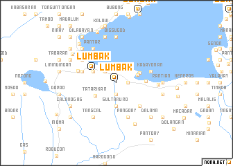 map of Lumbak