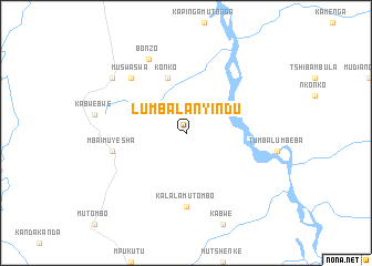 map of Lumbala-Nyindu