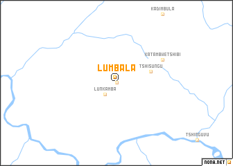 map of Lumbala