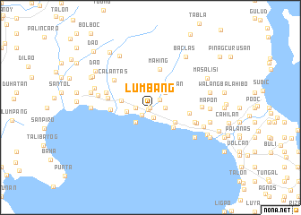 map of Lumbang