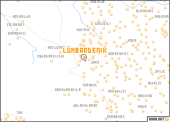 map of Lumbardenik