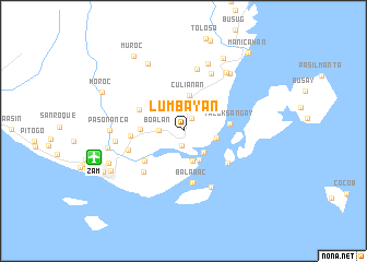 map of Lumbayan