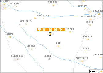 map of Lumber Bridge