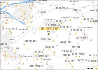 map of Lumberton