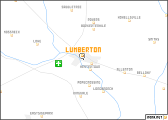 map of Lumberton