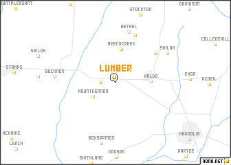 map of Lumber