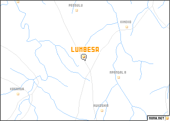 map of Lumbesa