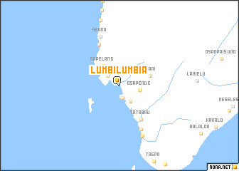 map of Lumbilumbia