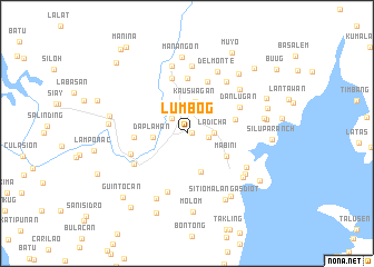 map of Lumbog