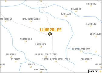 map of Lumbrales