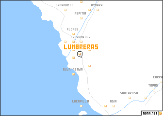 map of Lumbreras
