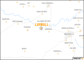 map of Lumbull