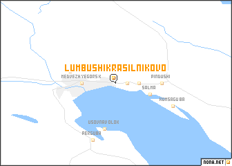 map of Lumbushi-Krasil\