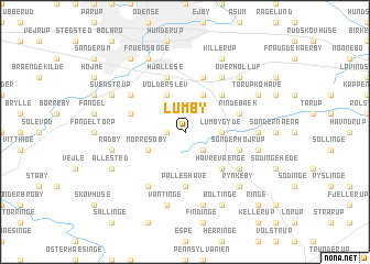 map of Lumby