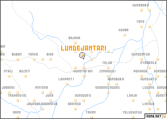 map of Lumde Jamtari