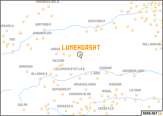 map of Lūmeh Dasht