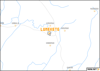 map of Lumekete