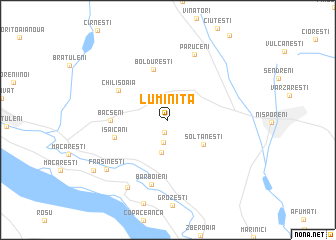 map of Luminiţa