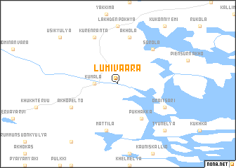 map of Lumivaara