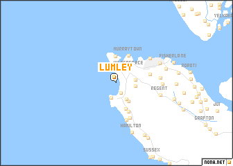 map of Lumley