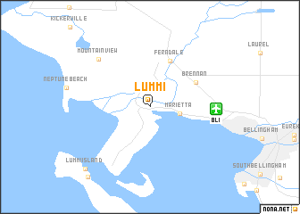 map of Lummi