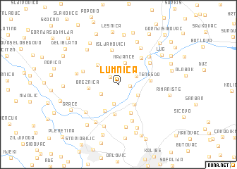 map of Lumnica