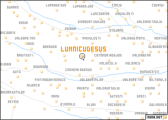 map of Lumnicu de Sus