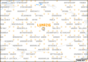 map of Lumpzig