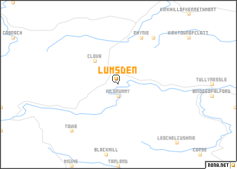 map of Lumsden