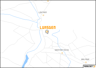 map of Lumsden