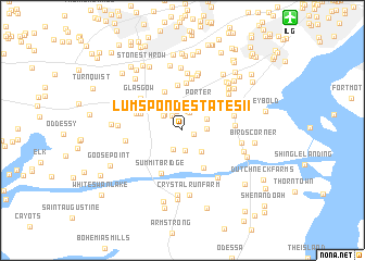 map of Lums Pond Estates II