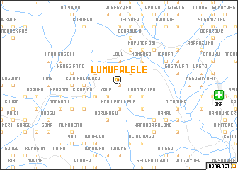 map of Lumufalele