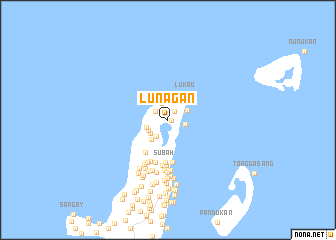 map of Lunagan