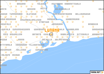 map of Lunama