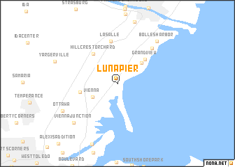 map of Luna Pier