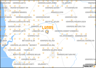 map of Lunas