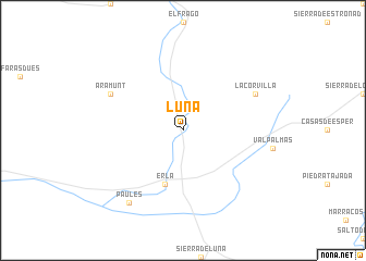 map of Luna