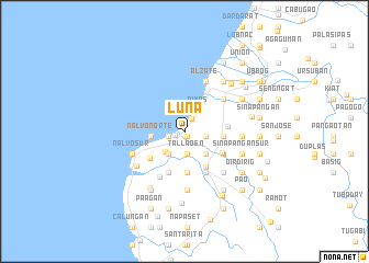 map of Luna