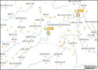 map of Luna