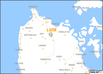 map of Luna