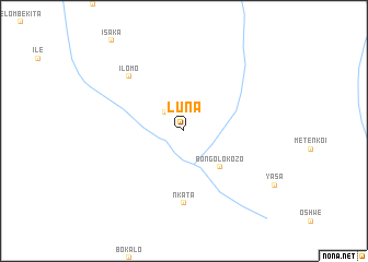 map of Luna